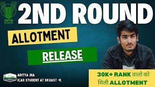 How to check 2nd round allotmentIcar 2nd round seat allotment 2024