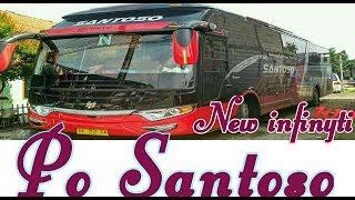 Naik bus santoso infinity sooz banget di lanjut nusantara