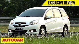 Honda Mobilio  Exclusive First Drive Video Review  Autocar India