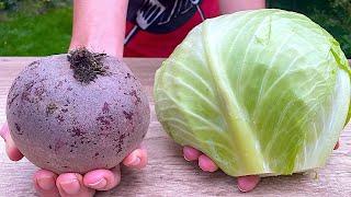 I cant stop eating this beetroot carrot and cabbage salad  New Salad Recipe 