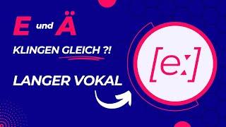 Deutsch lernen Aussprache des langen E - Vokal eː