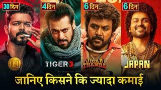 Leo Box office collection Tiger 3 Collection Jigarthanda2 Japan Thalapathy vijay Salman Khan