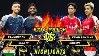 Wow‼️Epic Match ‼️GideonSukamuljo vs RankireddyShetty All England Open