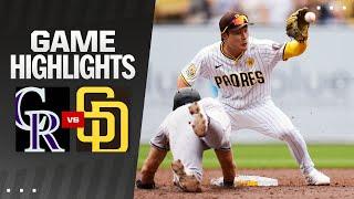 Rockies vs. Padres Game Highlights 51524  MLB Highlights