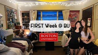 Realistic First Week at College Boston University Move in