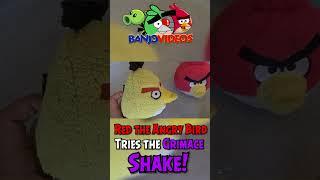 Red the Angry Bird Tries the Grimace Shake #shorts