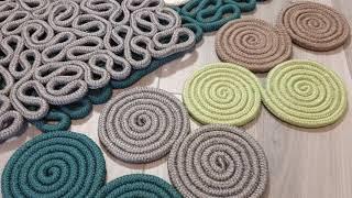 Дизайнерские ковры бренд lianna_ua из шнура декор дома своими руками carpet