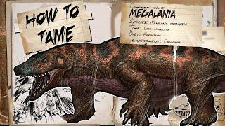 Ark Survival Evolved How To Tame Megalania