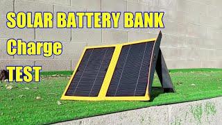 Campers dream Best Portable #LUVKNIT Solar Power Bank that can actually charge from the sun TEST