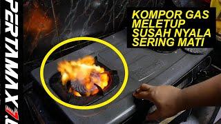 Atasi Kompor Gas Rinnai RI 712BGX Susah Nyala Meletup Sering Mati #komporgas #rinnai #kompor #burner