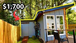 How I Built A DIY Shed For Cheap and Installed A Dreo Smart Fan