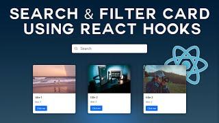 Search Filter React js Tutorial - using Hooks  React js Search Bar  React Tutorials for Beginners