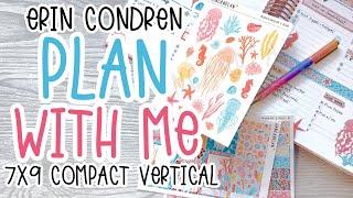 Erin Condren Functional Compact Vertical Plan with Me  Week 29  HanCanPlan