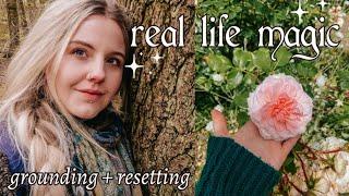 Earthy Girl Vlog  Ground + Reset  Nature Gardening Yoga