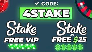 25$ Stake Promo Code 2024 - 4STAKE to get free Bonus on Stake US stake code