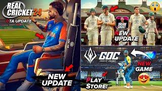 Real Cricket 24 OTA Update  GOC Play Store  Cricket Captain 2024  Dream Cricket 24 Update