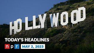 Hollywoods Writers Go On Strike  NPR News Now