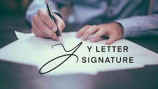 Y Letter signature  Freebirds signature