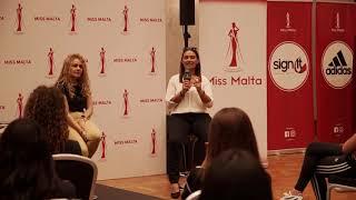 Miss Malta Final week  Health and Nutrition Master Class by Claire Agius Conti & Graziella Miruzzi