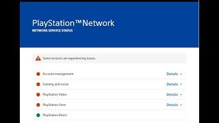  PLAYSTATION SERVERS WENT DOWN