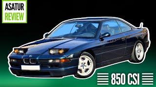 Классик-Обзор BMW 850 CSI E31 в продаже  БМВ 850 CSI Е31 экстерьер интерьер дизайн оснащение