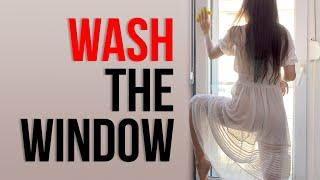 Wash the window  Cleaning motivation  Transparent See thought  LINK IN COMMENT
