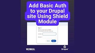 Add Basic Auth to your Drupal site Using Shield Module