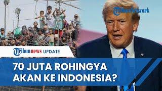 Donald Trump Sebut 70 Juta Pengungsi Rohingya akan Mendarat di Indonesia Ini Faktanya