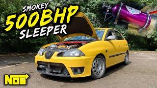 THIS 500HP 1.9L DIESEL *NOS INJECTED* SEAT IBIZA IS BALLISTIC