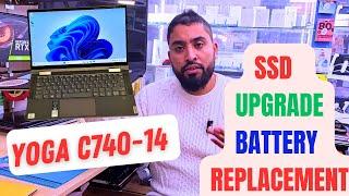 How To Replace Battery and SSD Lenovo Yoga C740 14IML  Step-by-Step Guide