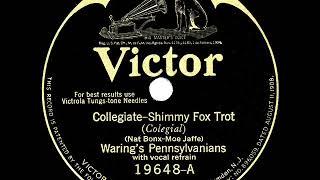 1925 HITS ARCHIVE Collegiate - Fred Waring with vocal ensemble