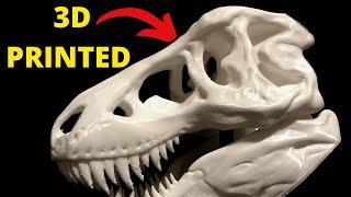 T-REX SKULL 3D Printing TimeLapse - Ender 3 V2