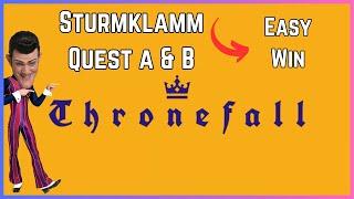 STURMKLAMM Quest A & B GUIDE  Thronefall 