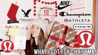 WHAT I GOT FOR CHRISTMAS 2019 Lululemon Champion Coach Tarte Marc Jacobs