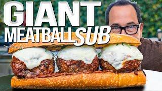 MAKING A GIANT MEATBALL SUB  SAM THE COOKING GUY 4K