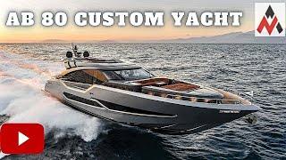 AB 80 Custom Yacht  Hits Water  Speed and Luxury Motor Yacht 