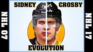 SIDNEY CROSBY evolution NHL 07 - NHL 2017 