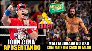 RAGE CASH IN FALHO DE NOVO MAIN EVENT DOIDO E JOHN CENA SE APOSENTANDO - MONEY IN THE BANK 2024