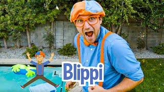 Sink or Float  Blippi Cool Science Experiment for Kids   Train Song  Moonbug for Kids