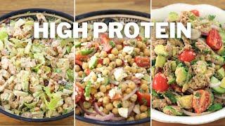 3 High Protein Salad Recipes  Easy and Healthy Salads