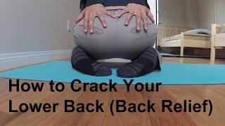how to crack your lower back EXTREME POP