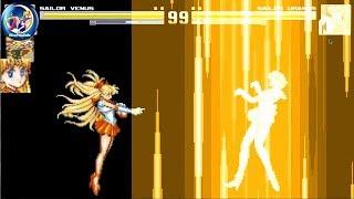 Sailor Moon MUGEN Playthrough Sailor Venus Arcade Mode