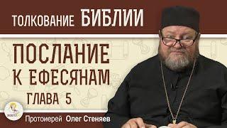 Послание к Ефесянам. Глава 5 Тайна сия велика  Протоиерей Олег Стеняев