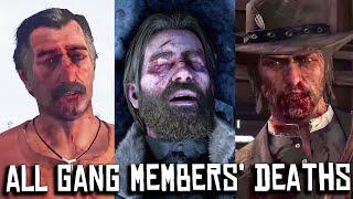 Red Dead Redemption 2 & 1 - All Gang Members Deaths from Davey to Abigail PC 4K