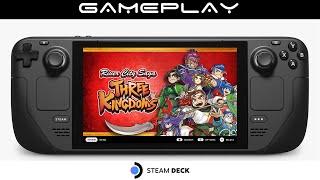 River City Saga Three Kingdoms Steam Deck Gameplay