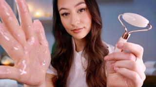 ASMR Most RELAXING Spa Facial Treatment & Scalp Massage Roleplay  Whispered Personal Attention