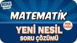 LGS MATEMATİK YENİ NESİL SORU ÇÖZÜMÜ  ORTA-ZOR SORULAR