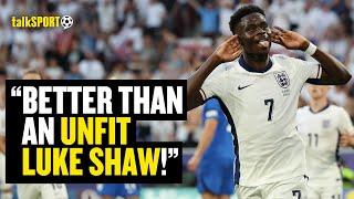 This England Fan ARGUES That Bukayo Saka Should Play At LEFT-BACK For England Against Slovakia 