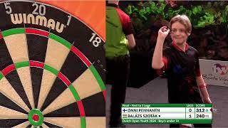 Dutch Open Darts 2024 – Boys under 14 final