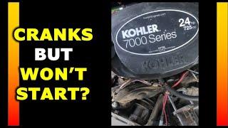 Kohler KT735 Cranks But Won’t Start Fuel Solenoid Issue?